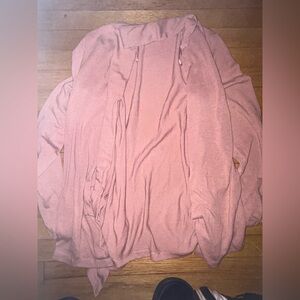 Pink cardigan